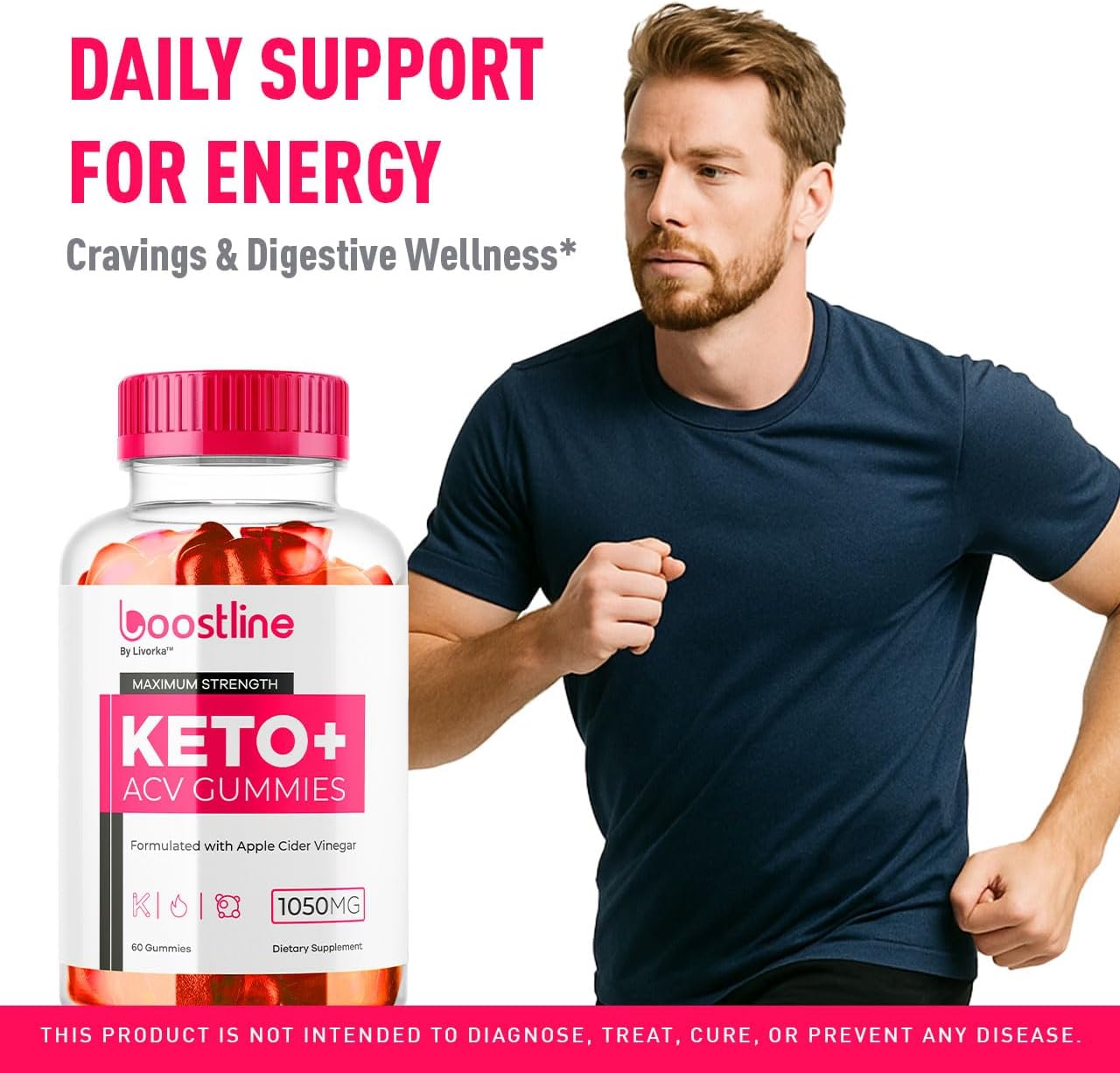 Boostline Keto ACV Gummies - 60 Gominolas para 30 Días
