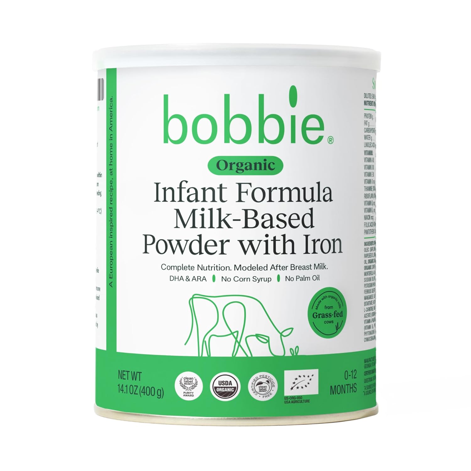 Bobbie Gotas de Vitamina D Orgánicas para Bebés - 400 UI, 0.3 fl oz
