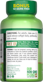 Nature's Truth Vitamina D3 5000 UI (125 mcg) - 300 Cápsulas Blandas