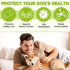 ALIVO Cardo Mariano para Perros con EPA y DHA - 180 Tabletas Masticables