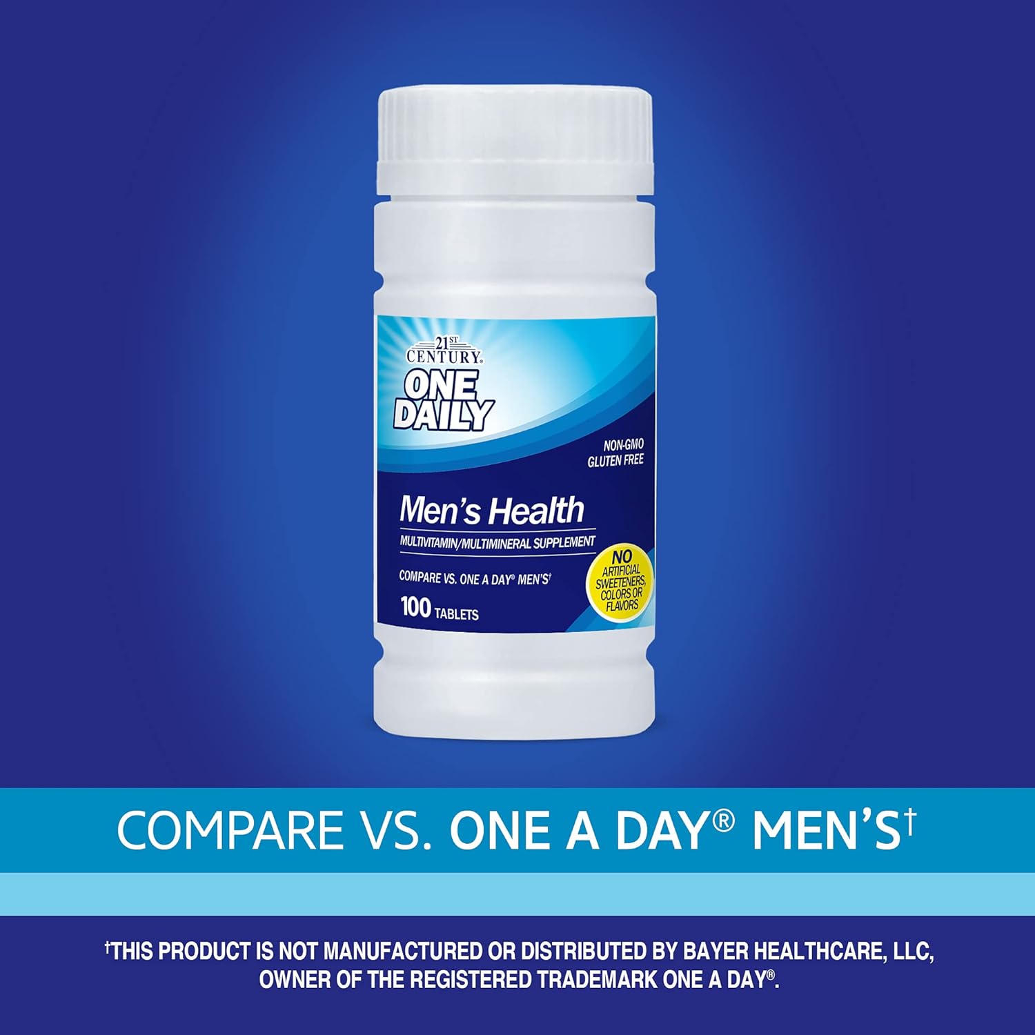 21st Century One Daily Hombres Tabletas para la Salud, 100 Comprimidos