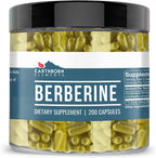 Earthborn Elements Berberine 200 Cápsulas, Puro y sin Aditivos