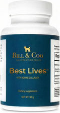 BILL & COO Best Lives Suplemento de Fibra con Probióticos, Colágeno Bovino y Remolacha para Perros - 90g
