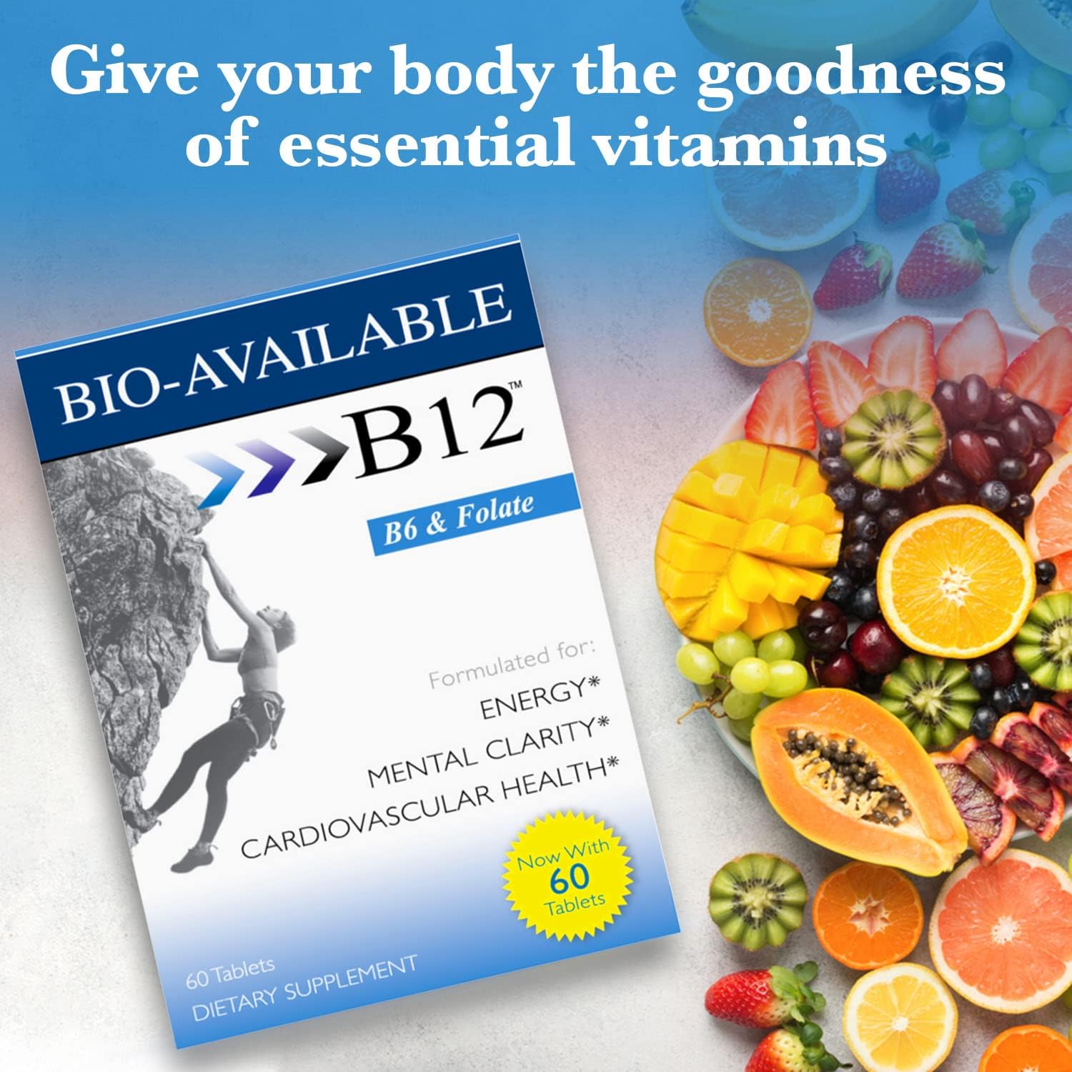 Wellgenix B12 Sublingual Bio Available - 60 comprimidos (2 unidades)