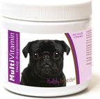 Healthy Breeds Multivitamínico en Masticables Suaves para Perros Pug - 60 Unidades