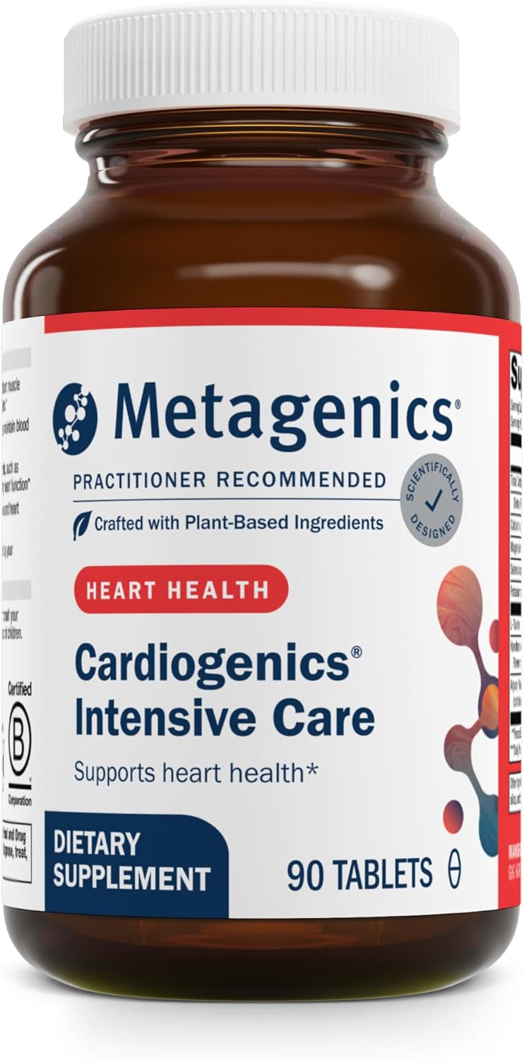 Metagenics Cardiogenics Cuidado Intensivo, 90 tabletas