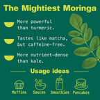 Kuli Kuli Moringa Oleifera Orgánica en Polvo - 4 Pack