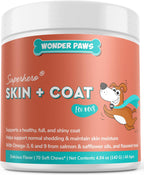 Wonder Paws Suplemento para Piel y Pelo con Aceite de Salmón para Perros - 70 Chews Blandos