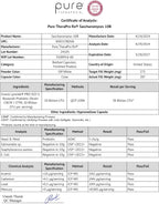 Pure Therapro Rx Saccharomyces Boulardii Probióticos 10 mil millones UFC - 60 Cápsulas