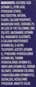 Super C Vitamina y Mineral Bebida en Polvo, Naranja, 6 Sobres por Caja, Paquete de 12 (72 Sobres en Total)