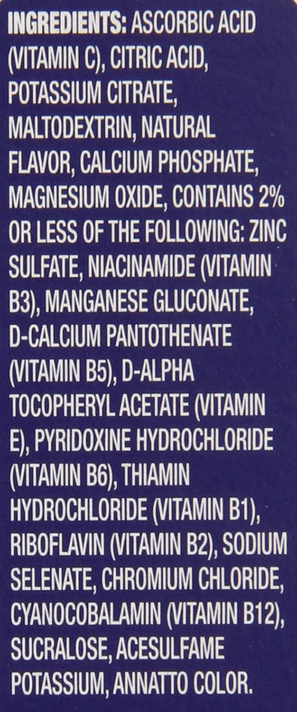 Super C Vitamin & Mineral Drink Mix, Naranja, 6 Sobres Por Caja, Pack de 12 (72 Sobres en Total) – Image 9