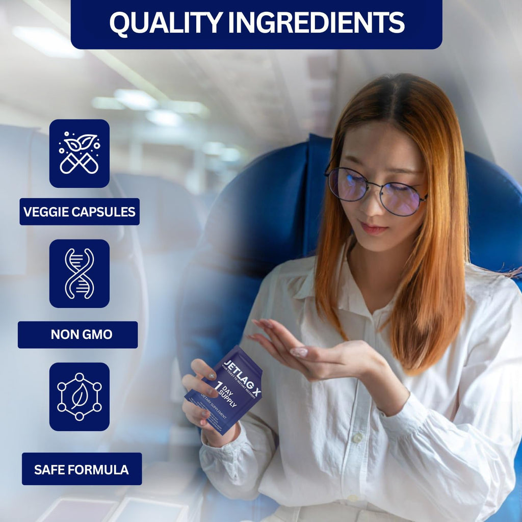ROCK SOLID JETLAG X - Complemento Alimenticio para Jet Lag