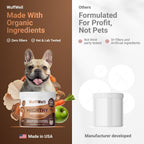 WuffWell Mighty Mushroom Suplemento para Perros - Cola de Pavo, Mejillón de Labios Verdes y Cúrcuma - 7 Setas