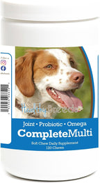 Healthy Breeds Multivitamínico Completo para Perros Brittany Snacks Blandos 120 uds