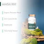 Extracto de Maca Peruana Orgánica 10:1 - 60 Cápsulas Gelatinizadas
