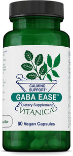 GABA Ease de Vitanica - 60 Cápsulas Veganas para Apoyo Calmante