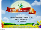 Best Botanicals Melisa en Polvo - 454 g (16 oz)