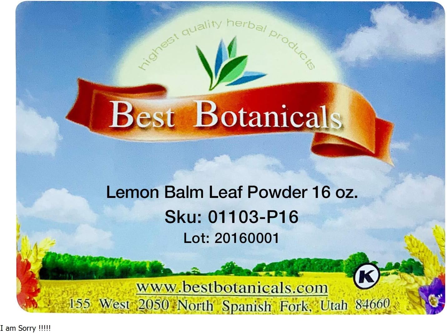 Best Botanicals Melisa en Polvo - 454 g (16 oz)