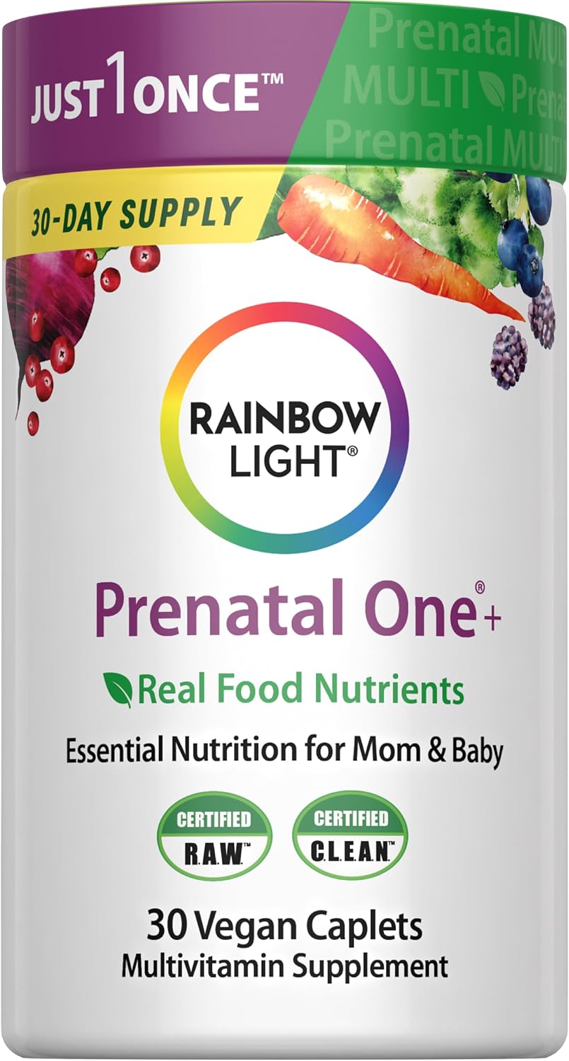 Rainbow Light Prenatal Multivitamin One + para Mujeres | 60 Comprimidos | Nutrición Esencial para Mamá y Bebé