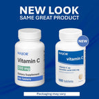 MAJOR Vitamina C 250 mg - 100 Comprimidos - Suplemento Alimenticio