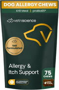 VetriScience Allergy Plus - Suplemento para Alergias e Inmunidad en Perros, 75 Masticables Sabor Pato