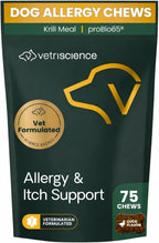 VetriScience Allergy Plus - Suplemento para Alergias e Inmunidad en Perros, 75 Masticables Sabor Pato