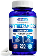 Fitoceramidas 700mg - 200 Cápsulas - Suplemento de Ceramidas Vegetales