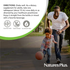 NaturesPlus Liquid Sunshine Vitamina D3 - 473 ml - Sabor Cítrico Tropical - 5000 UI