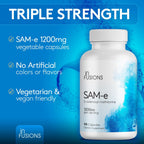 Infusions Maximum Strength Pure SAM-e 1200mg 90 Cápsulas Vegetales (S-adenosilmetionina)