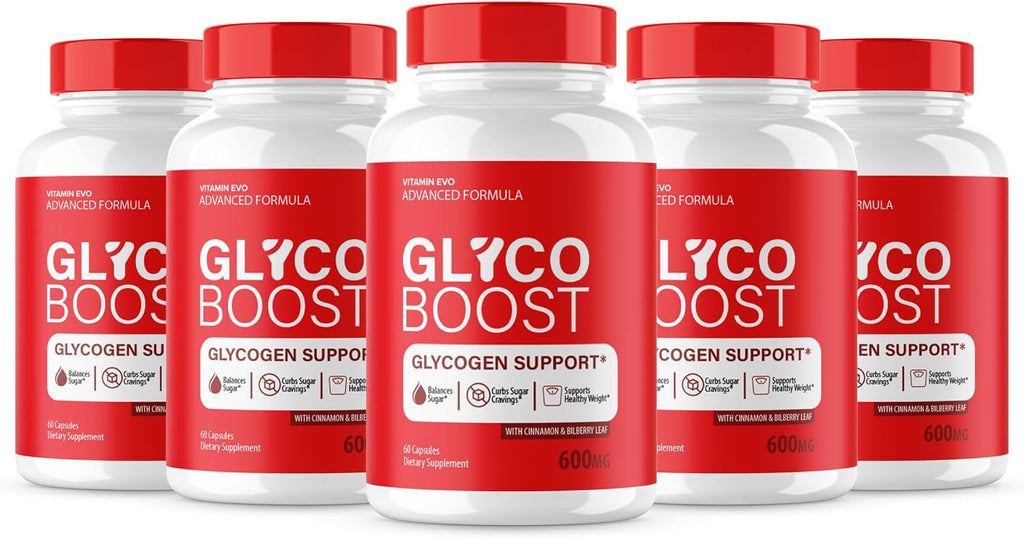 Glyco Boost – Suplemento de Ingredientes Naturales (300 Cápsulas, 5 Paquete)