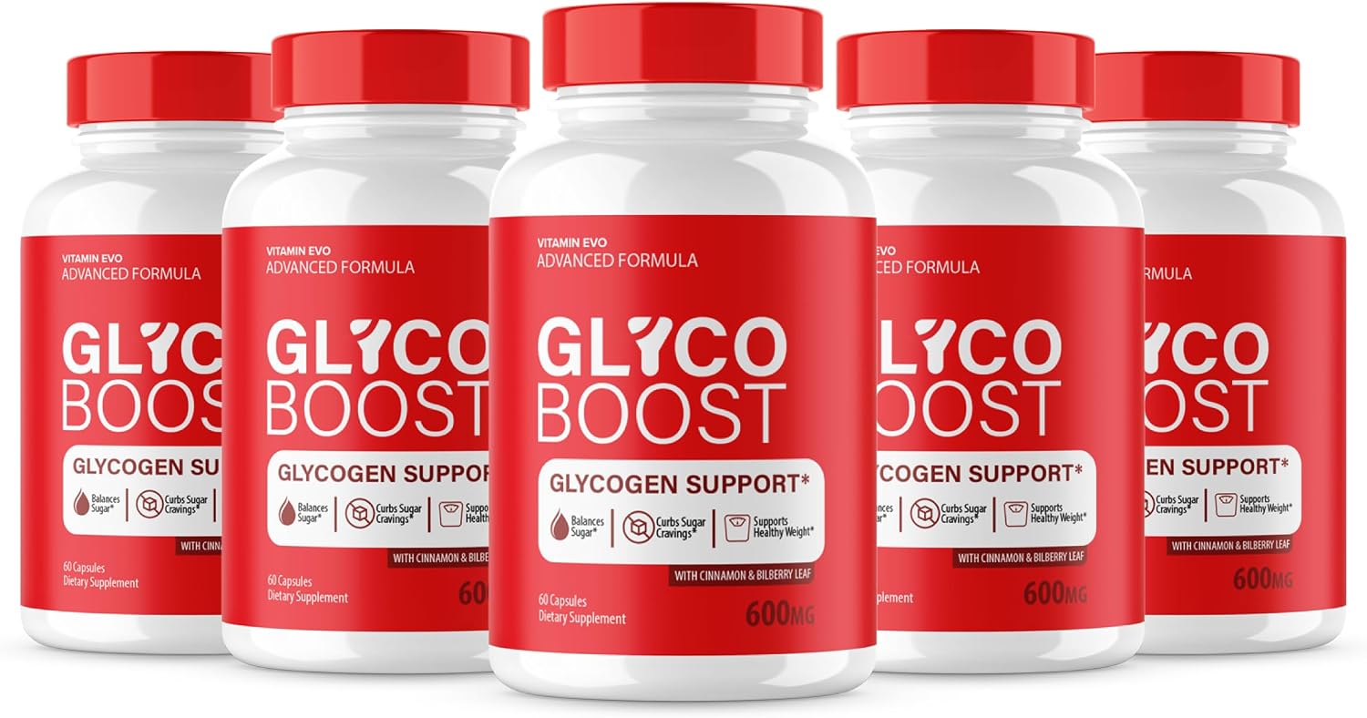 Glyco Boost – Suplemento de Ingredientes Naturales (300 Cápsulas, 5 Paquete)