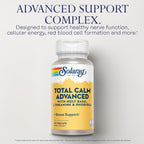 SOLARAY Total Calm Advanced - Calming Complex with Adaptogenic Herbs and Vitamin B12
