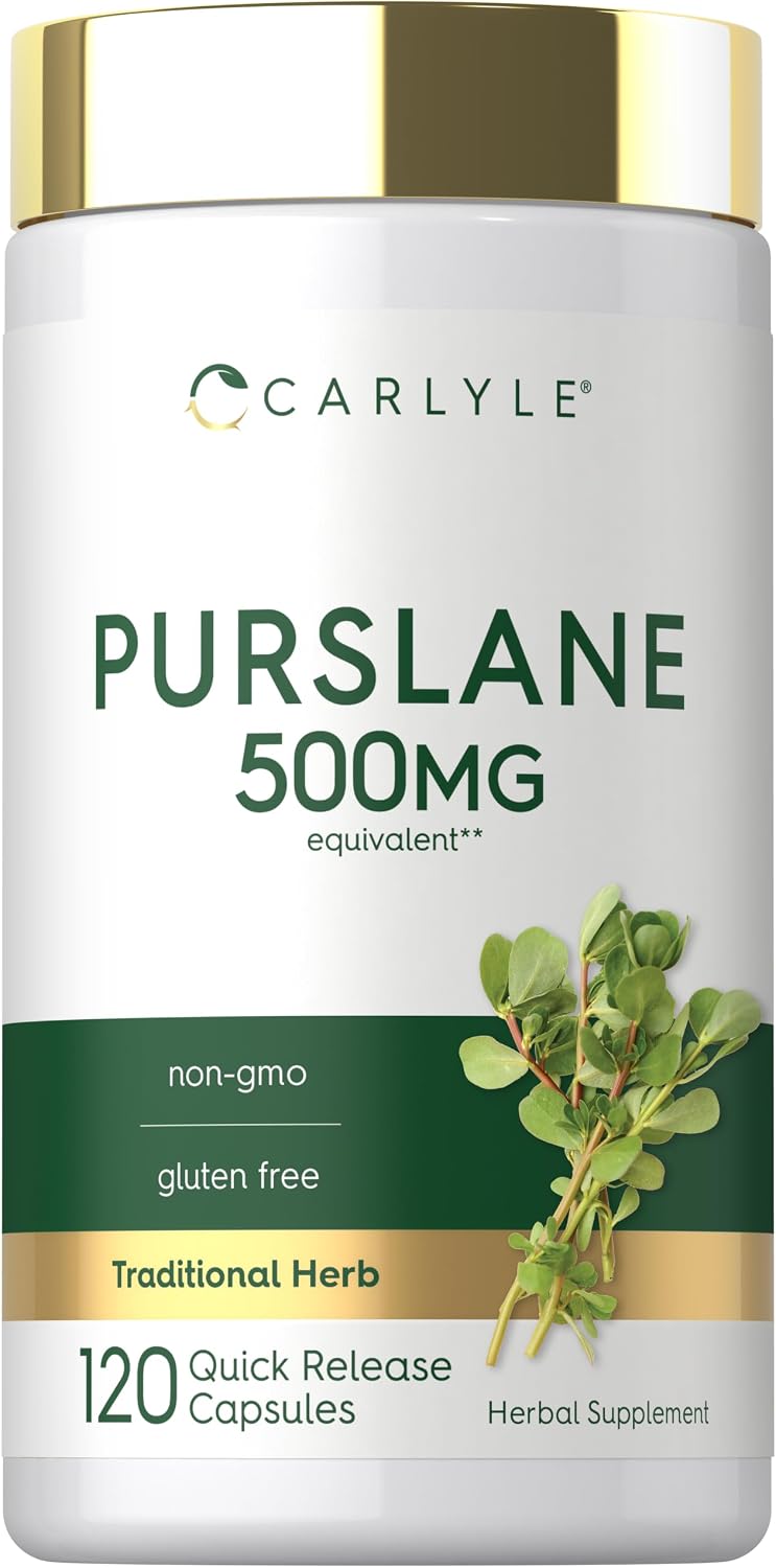 Carlyle Cápsulas de Verdolaga (Purslane) – 120 Cápsulas