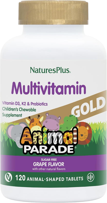 NaturesPlus Animal Parade Gold – Vitamina C: contribuye al funcionamiento normal del sistema inmunitario durante y – Image 1