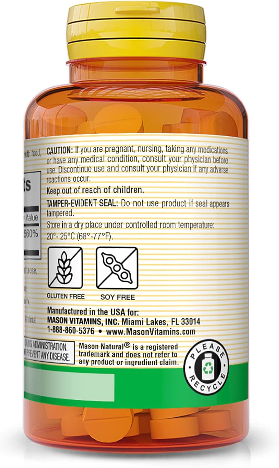 MASON NATURAL Vitamina C 500 mg - 100 Comprimidos