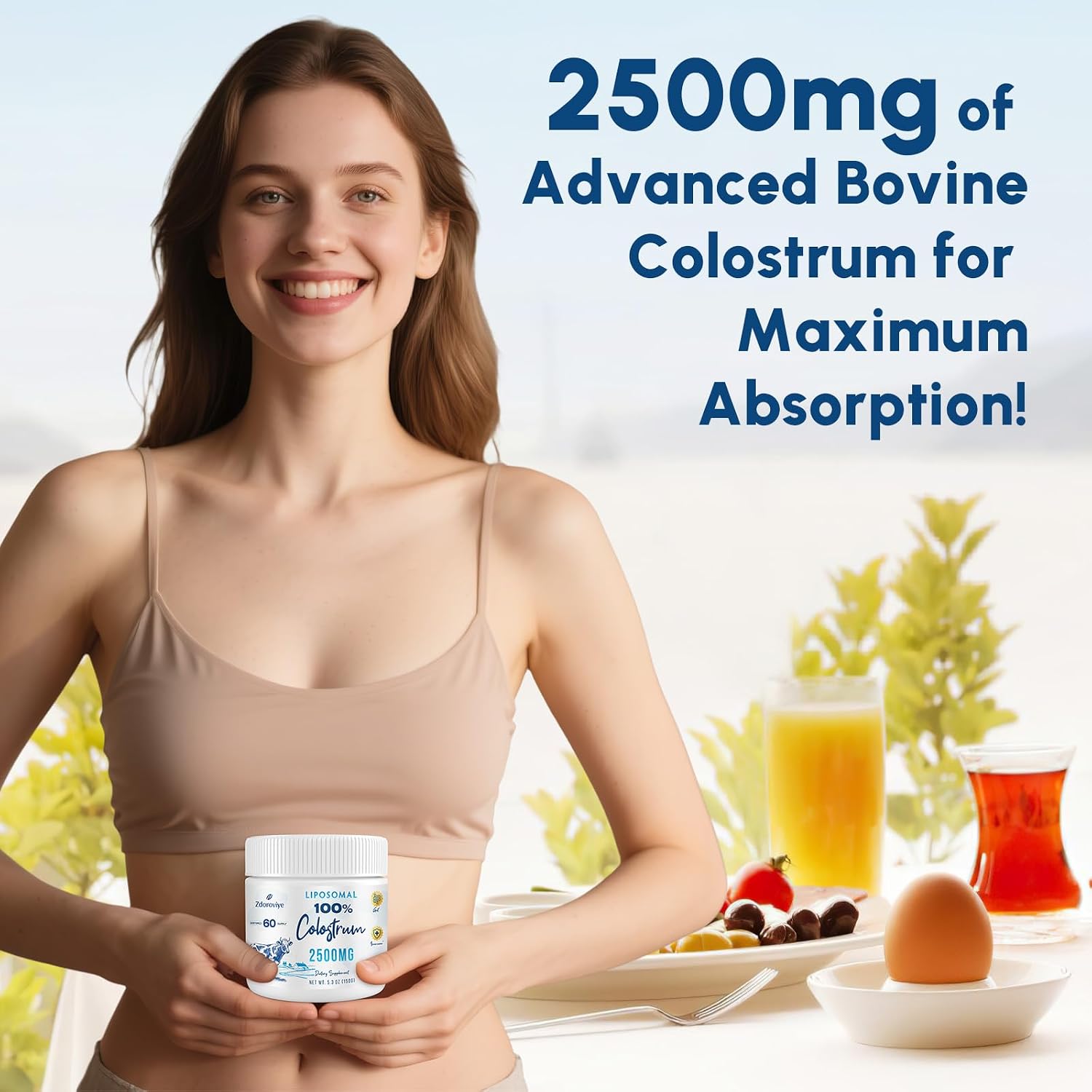 Zdoroviye Calostro Bovino Liposomal en Polvo