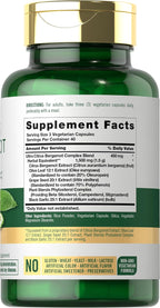 Carlyle Citrus Bergamot Suplemento | 120 Cápsulas | Extracto Complejo | No-GMO, Sin Gluten