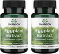 Extracto de Berenjena Swanson 20:1 450 mg 30 Cápsulas Vegetales (Paquete de 2)