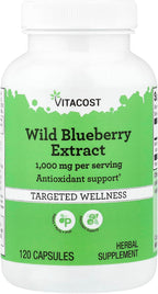 Vitacost Wild Blueberry Extract, 120 Capsules (500 mg per Capsule)