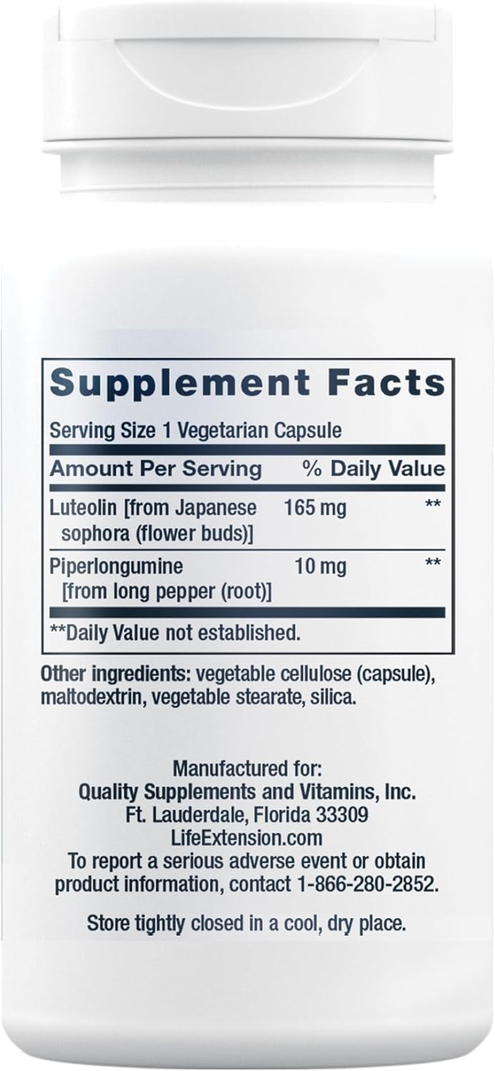 Life Extension GEROPROTECT® Autophagy Renew - Luteolina y Piperlongumina - Apoyo a la Autofagia y Salud Celular - 30 Cápsulas