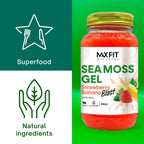 Sea Moss Gel Raw (24 Sabores) 24oz - Musgo Marino Dorado Silvestre de Santa Lucía | 92 Vitaminas y Minerales | Puro+Sin OGM | Superalimento Vegano