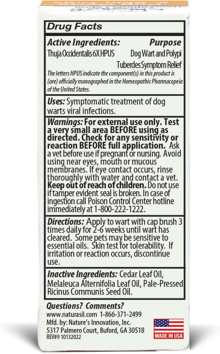 Naturasil Eliminador de Verrugas Caninas Natural - 15 ml