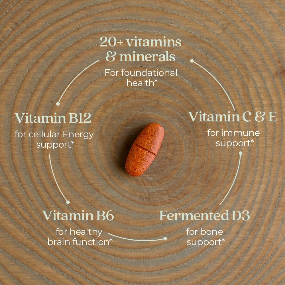 New Chapter Every Woman's One Daily 55+ - Multivitamin for Women - Supports Immune System, Bones & Vision* - Gentle on Stomach - Non-GMO, Gluten Free, Dairy Free, Vegetarian & Kosher - 48 Tablets