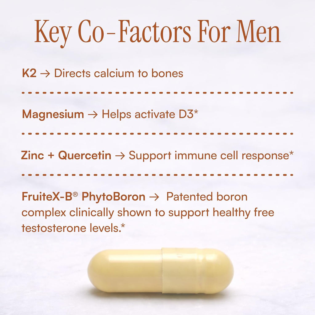 Purity Products Advanced Vitamin D Men's Formula - 60 Cápsulas Vegetarianas