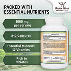 Raíz de Remolacha en Cápsulas (Orgánica y Vegana) – 210 Cápsulas, 1.000 mg por dosis