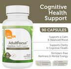 Zahler AdultFocus – Fórmula Avanzada para el Enfoque y la Concentración, 60 Cápsulas