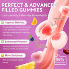 Totaria Multivitamínico para Mujeres sin Azúcar con Hierro – Gomitas con Complejo B, Vitaminas C, D3, K2, para Apoyo Nutricional Diario, Inmunidad y Piel