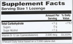 Solaray Vitamina B12 2000 mcg, 90 Comprimidos