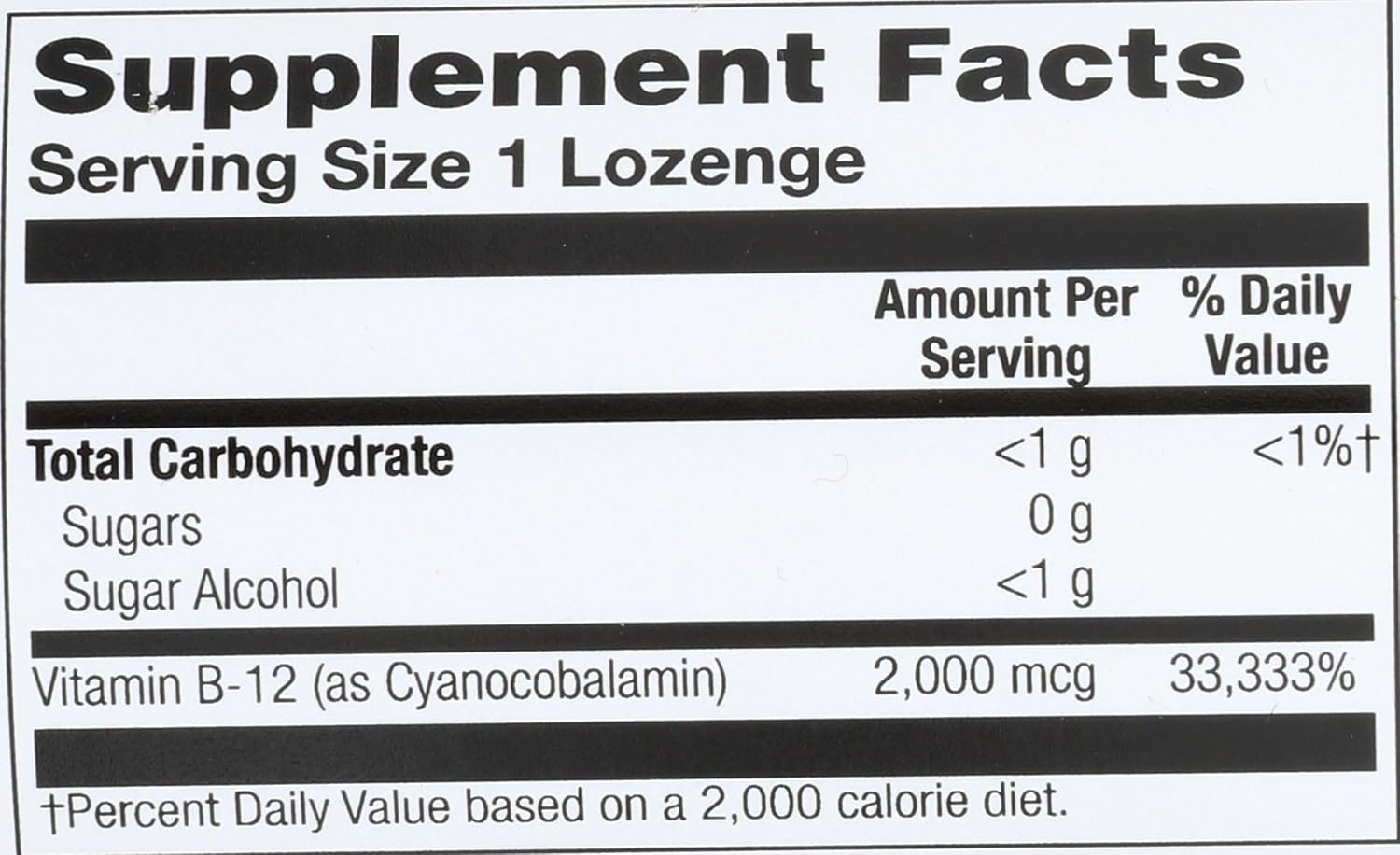 Solaray Vitamina B12 2000 mcg, 90 Comprimidos