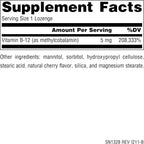 Source Naturals Metilcobalamina Vitamina B12 - Sabor Cereza - 5 mg - 30 Comprimidos